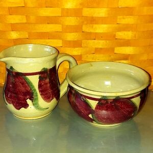 Sugar Bowl & Creamer Set